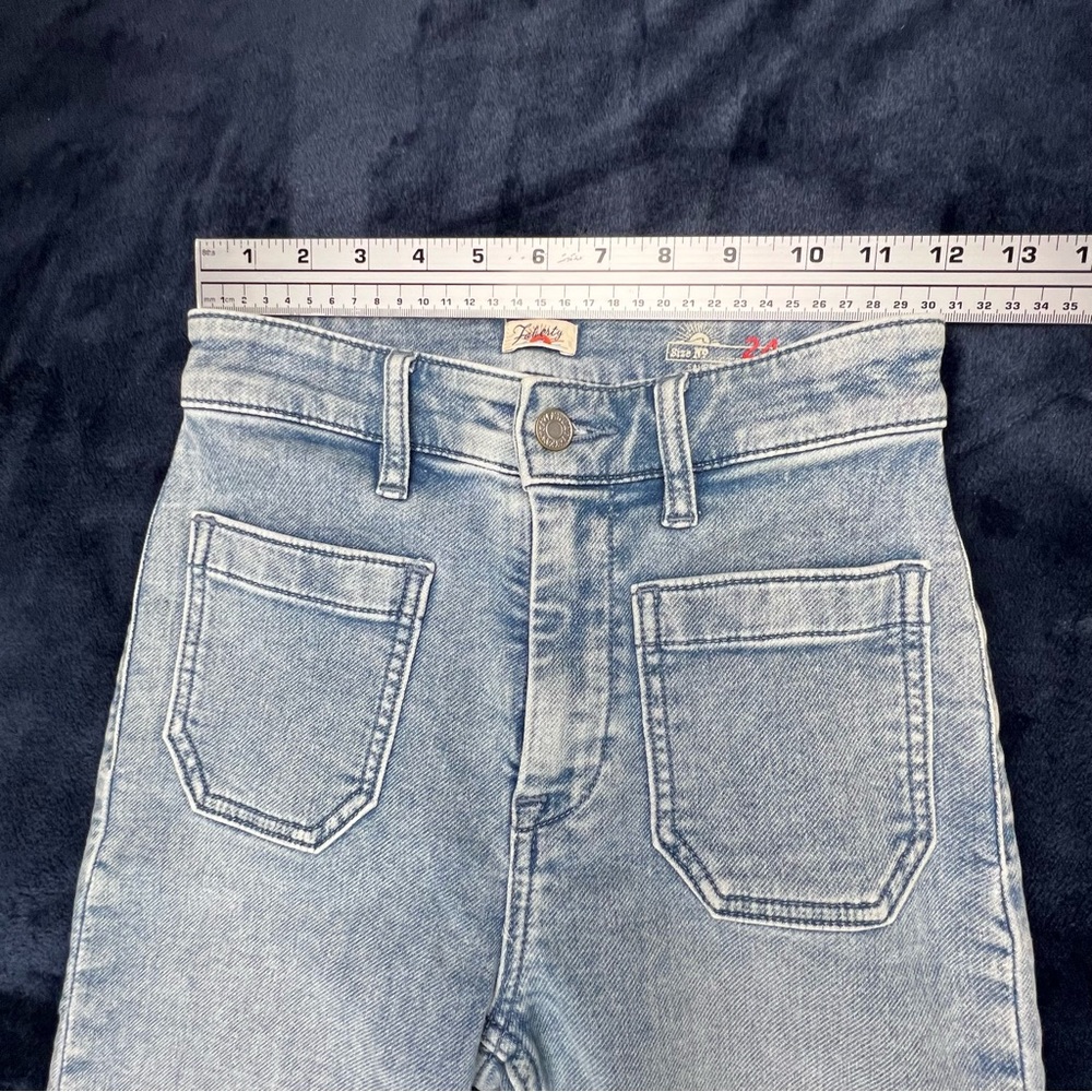 Faherty Stretch Terry Patch Pocket Pant Jeans Wom… - image 3